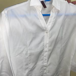 Classic White Formal Shirt – Modern Fit