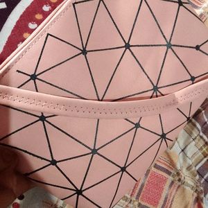 Peach Slingbag Stylish Print