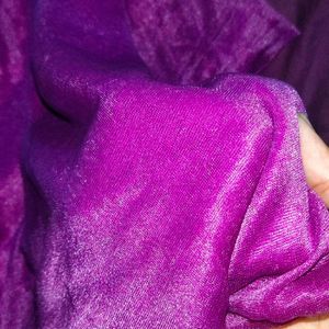 BRAND NEW PURPLE NET SAREE