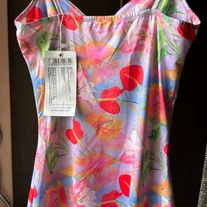 Lulu&sky Floral Dress In Size S