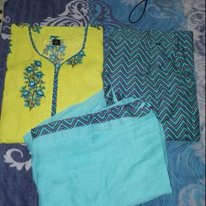 Kurta Plazzo Dupatta Set