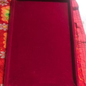 Maroon Velvet Jewellery TRAY