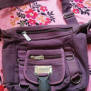 Purple Sling Bag