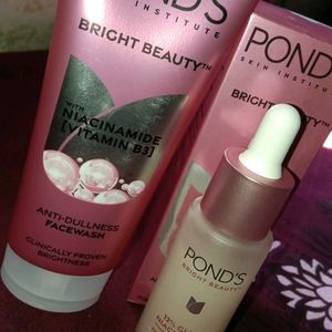 PONDS BRIGHTNRSS FACEWASH/SERUM ANTI PIGMENTATION