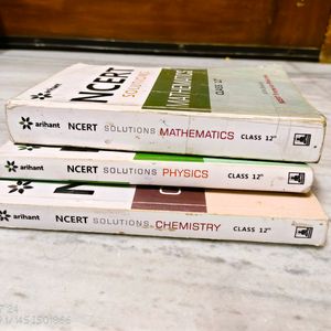 ARIHANT PHYSICS CHEMISTRY MATHS NCERT SOLUTIONS 12