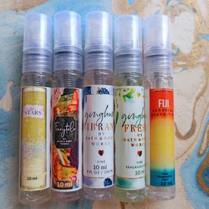 (Any 3) 10ml Samples Bath&BodyWorks Body Mist