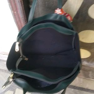 Beautiful Dark Green Handbag