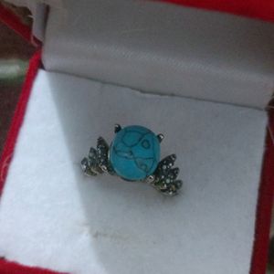 Blue Stone  Aesthetic Ring