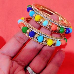 Multi Colour AD party wear kada