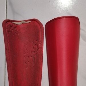 Kipsta Shin Guard For Soccer ( Red)