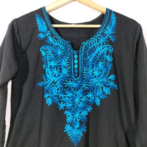 Black Embroidery Kurti.