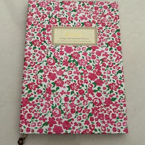 Floral diary 📔 bought in Japan