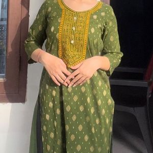 Green Kurta