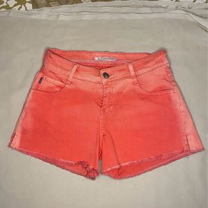 ZARA TRF Tiedye Pink Denim Shorts