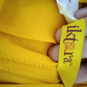 Cotton Trouser In Haldi Color For Women Size - Xl.. Totally New