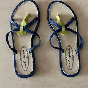 Blue & Green Sandals