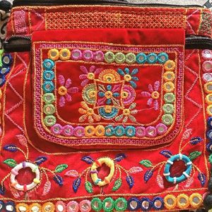 Embroidered Slingbag