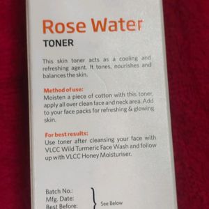 VLCC ROSE WATER TONER