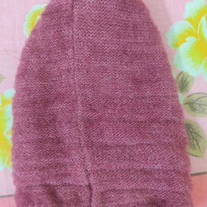 Purple  Woolen Cap For Women