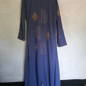 Blue Party Wear Gown For Girls