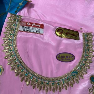 Beautiful Embroidery Pink Suit With Duppta