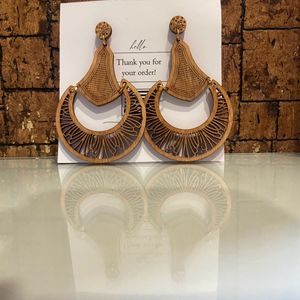 Designer Wooden Earrings