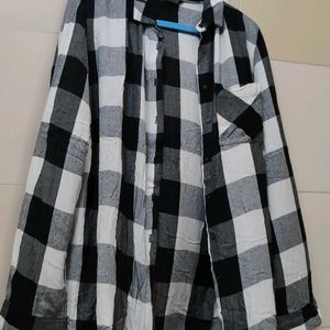 Black And White Checked tshirt