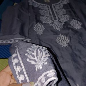 Grey Kurti For Collage Or Office Wear