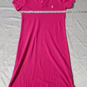 Rose Pink Ralph Lauren T Shirt Dress