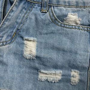 Denim Demezed Shorts