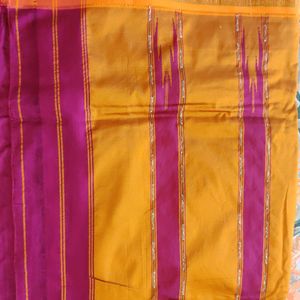 💜💗Semi silk Narayanpet Magenta Festive Saree