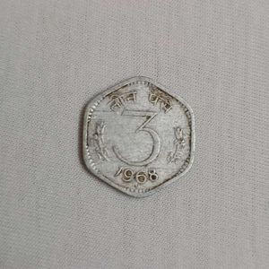 Rare 3 Paise Coin