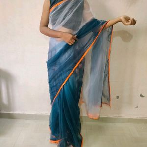 2 Colour Saree 😍