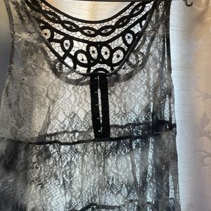 Lace Top Intricate Details Front N Back