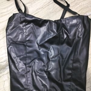 Party Wear Leather Top