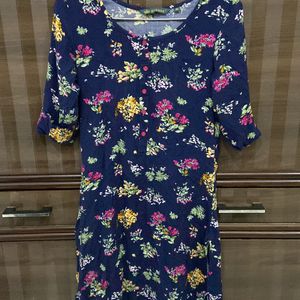 Flower Print Kurta