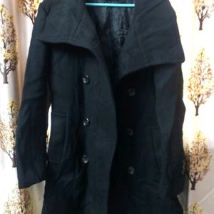 Korean Black Long Coat