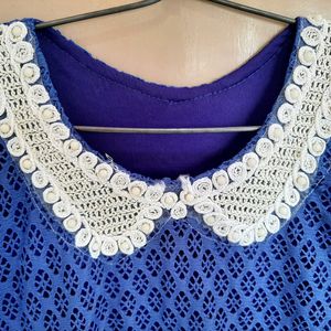 Women's Top| Blue| Bust-28| Length-23