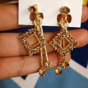 Golden Earing Set For Women