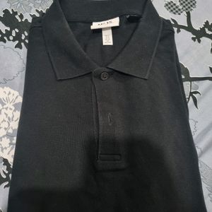 Black Polo Tshirt By H&M