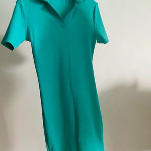 Sea Green Tshirt Dress