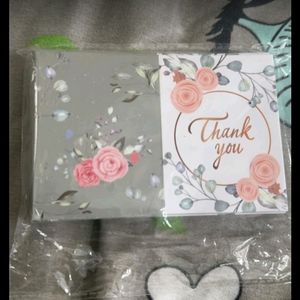 Thank You Blank Note Cards & Visiting Card