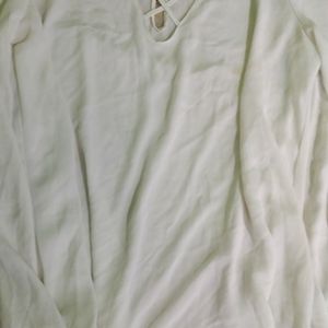 Imported White Top, Made In Vietnam