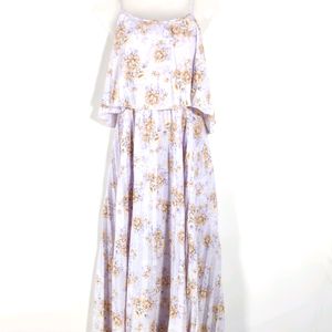 Lavender Printed Casual Dress (Women)