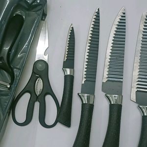 6 Pcs Knife Set