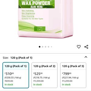 Herbal Wax Powder