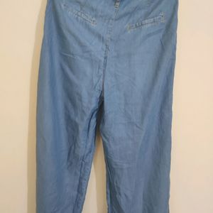 Denim Blue Straight Leg Pant