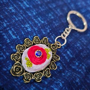 Customised Embroidery Keychain