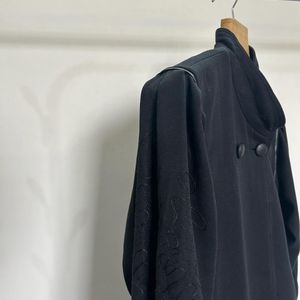 Black Long Vintage Coat