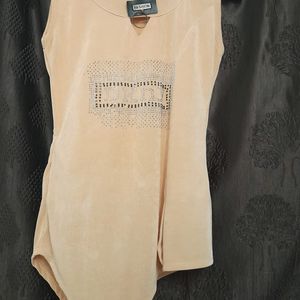 Shimmery cream top